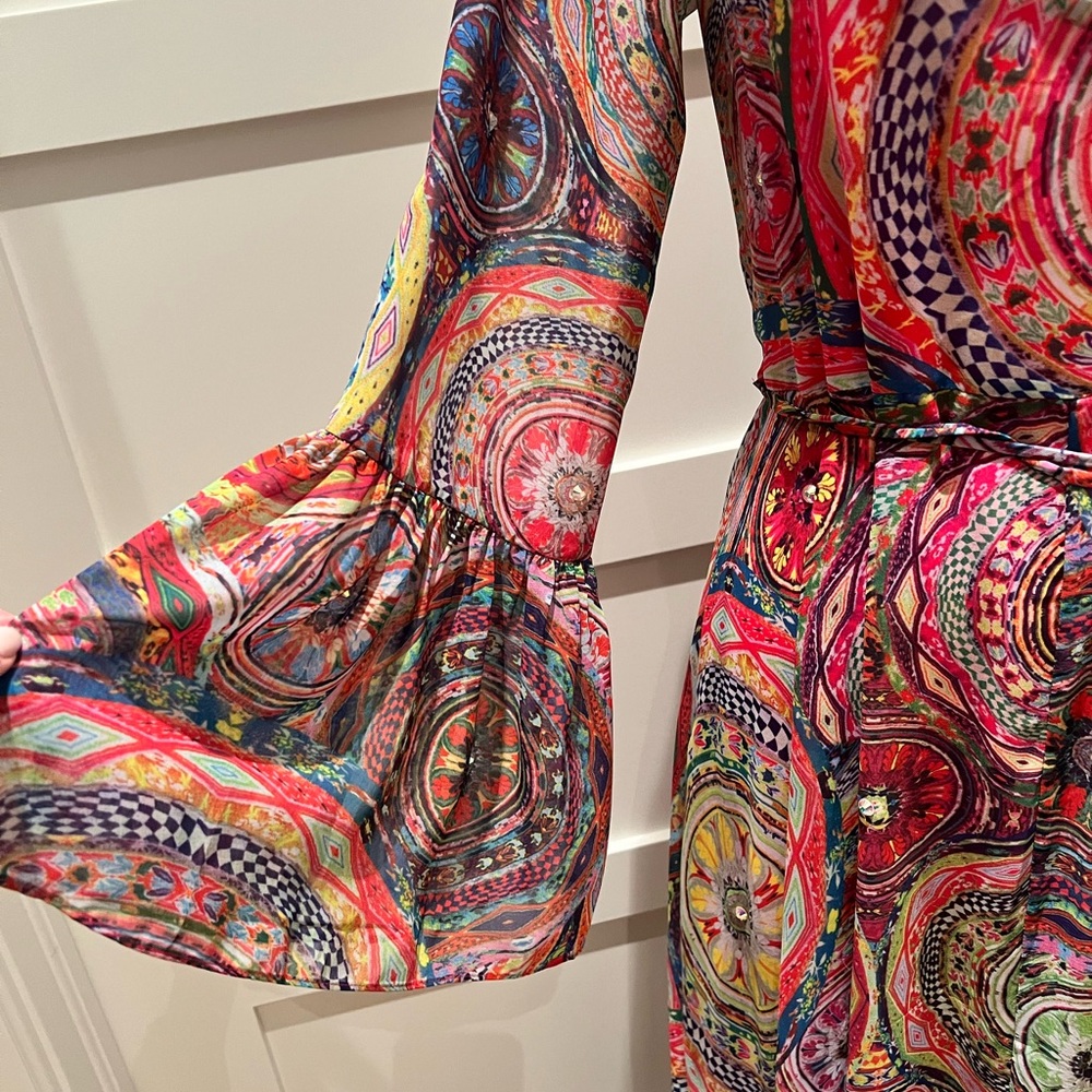 Alexis Multicolor Long Sleeve Dress - Picture 3 of 4